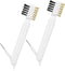 HJZHII 2Pcs Kitchen Cleaning Scrub Brush, 4 in 1 Deep Gas Stove Brass