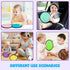 Inbeby 16 Set Round Sensory Mini Mats Textured Sensory Tiles - Sensory Toys for Autistic Children, Babies and Toddlers