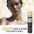 Jerome Russell Temporary Hair and Body Glitter Color Spray, 2.2 oz, Travel Spray, Adds Sparkly Shimmery Glow