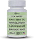 Black Seed Oil 3000mg Sea Moss 3000mg Ashwagandha 1000mg Turmeric 1000mg & Elderberry Manuka (90 Capsules Pack of 1)