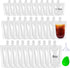 UtySty 30 Pack Liquor Pouches with Screw on Cap Disposable Drink Pouches Beverage