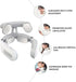 wfofmo 6 15 Vibrating Neck Massager with Vibration Modes & Intensity Levels,Promote Muscle Relaxation for Women Men