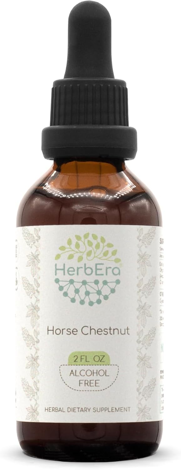 Horse Chestnut B60 Alcohol-Free Herbal Extract Tincture, Super-Concentrated (2 fl oz)