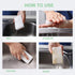 Magic Sponge Eraser 100 Pack, Extra Thick Melamine Sponges in Bulk for Multi Surface Power Scrubbing - Bathtub, Floor,