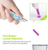 AUVON Lancing Device with Less Pain Design - Blood Sample Pen and Twist Top 100pcs 30 Gauge Lancets for Blood Sugar
