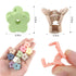YISSION 20Pcs Mini Flower Hair Clips - Cute Hair Claw Clips with Box Package Colorful Hair Accessories for Girls Women
