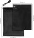 Feminine Personal Disposal Bags, 100 Pack of 6x8 inches Black Opaque Zip Seal Bags for Tampons and Sanitary Pads