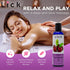 Cherry Flavored Massage Oil for Therapy, Relaxing Muscle Massage with Natural Vitamin E Oil, 4 oz