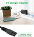 Meridian Trimmer Charger Replacement, 5V Power Cord Adapter with 6.6FT Charging Cable & Shaver Brush