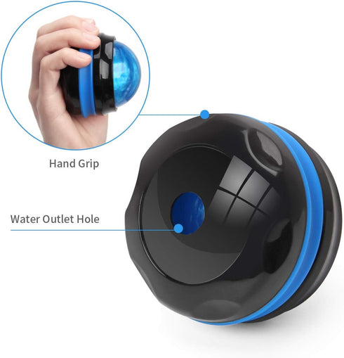 Coolrunner Massage Ball, Manual Roller Massager, 2-Pack Handheld Self Massage Therapy Tools for Sore Muscles,