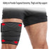 Thigh Compression Garment - Bandage Brace Wrap for Knee & Calf Support, Pain Relief for Men & Women