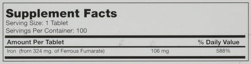 Ferrocite Tablets, 100ct, *Compare to Hemocyte*, 324mg