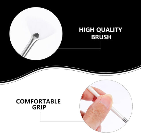 Ipetboom Face Mask Mixing Bowl Set, Clear Glass Facial Mask Bowl, Stick Spatula, Face Mask Brush