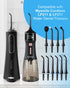 MySmile 10 Pcs Replacement Jet Tips, Water Dental Flosser Nozzle Set, Compatible with MySmile Cordless Select
