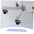4pcs HEALLILY Wheel Replacement Rolling Cart Caster Wheels Brakes for Shelving Units
