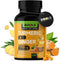 Turmeric Curcumin Supplement - 240 Capsules, Non-GMO with BioPerine & Ginger for Joint Support