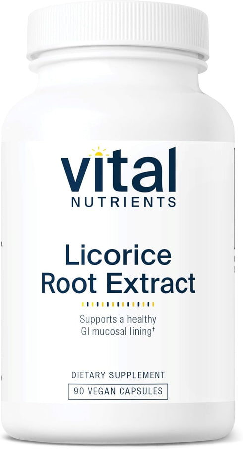 Vital Nutrients Licorice Root Extract | Herbal Immune & Adrenal Support | 90 Vegetarian Capsules, 400 mg