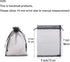 Tendwarm 50PCS Organza Gift Bag - 5X7 Inches Drawstring Favor Pouches for Jewelry Candy