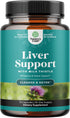 Liver Cleanse Detox & Repair - Milk Thistle Supplement for Digestion &