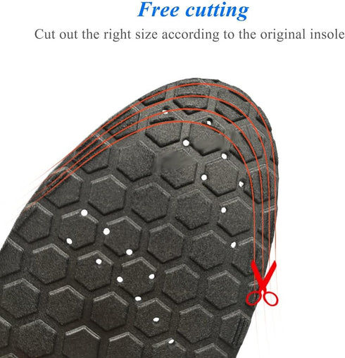 ZUIAI Slimming 41-43) Premium Orthopedic Magnetic Therapy Insoles Weight Loss Arch Support Shoes Pads for Men Women