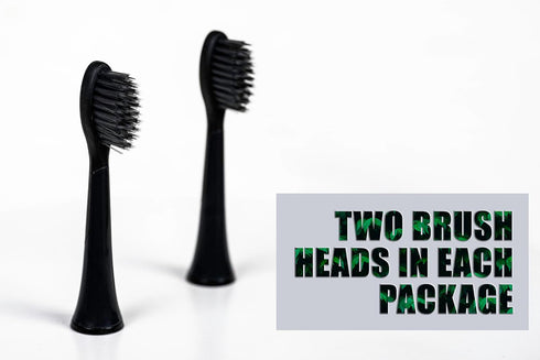 EZZI Replacement Toothbrush Head | Ultra Soft Bristles for Whitening, Sensitive Teeth, Braces, Travel