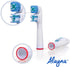 Replacement Brush Heads Compatible with OralB Braun, Best Double Clean, Pack of 12 for Oral B Pro, 1000, 8000, 9000.