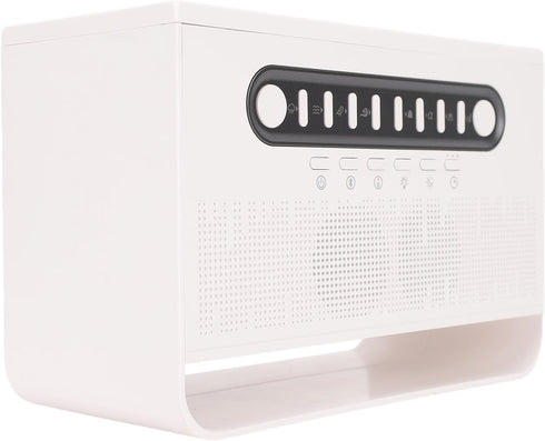 RASTKY 7 200ML Color Aromatherapy Essential Oil Diffuser Quiet Humidifier Speaker White Noise Machine for Bedroom, ABS