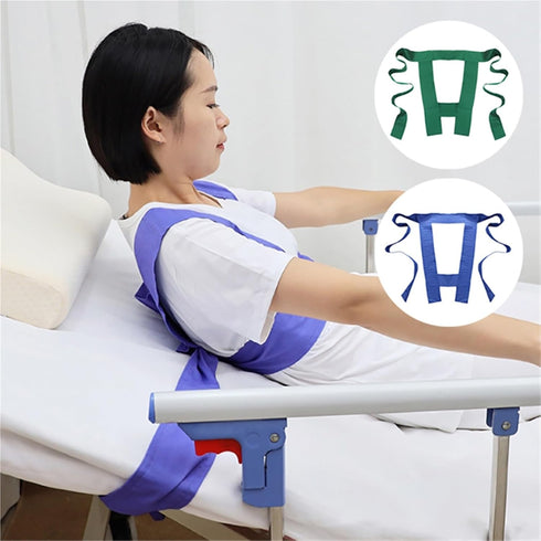 Fnacuody Wheelchair Safety Seat Belt Bed/Wheelchair Safety Harness Adjustable Guardrail Belt Wheelchair Seat Patients