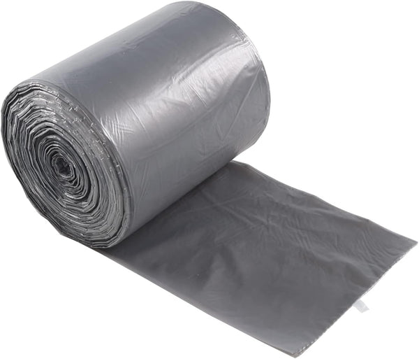 18 Gallon Large Kitchen Trash Bag, Gray Garbage Bag, 100 Counts
