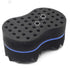 RioRand Hair Sponge Magic Barber Twist Curl Brush Sponge, Blue, 4.5 Inch (Pack of 1)