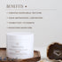 INNERSENSE Natural Inner Peace Whipped Creme Texturizer - Organic Beauty, Cruelty-Free Haircare (3.4oz)