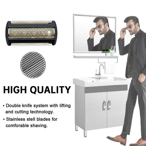 WuYan Replacement Shaver Foil Head for Philips Trimmer, Compatible with BG2024 BG2025 BG2026 BG2028 BG2036 BG2038 BG2040