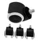 HEALLILY 4pcs Wheel Replacement Rolling Cart Caster Wheels Brakes for Shelving Units