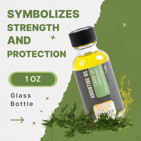 Oil Of Joy 1Oz Anointing Oil - Cedar of Lebanon - Used During Prayer & Church- Anointing Oil for Prayers