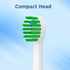 Replacement Toothbrush Heads for Water Pik Sonic Fusion, 5 Count with Covers for SF-01 / SF-02 / SF-03 / SF-04 (White)