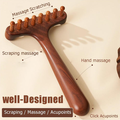 Set,Scraping OULIGET Wood Gua Sha Massage Tools Scalp Comb,Scraping Natural Wooden Gua Sha Tool