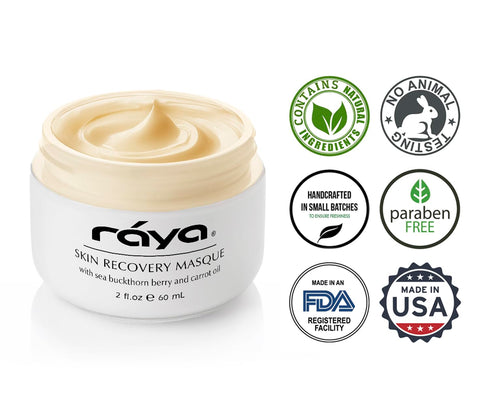 Raya Skin Recovery Masque (600) | Calming Multi-Vitamin Facial Treatment Mask for Dry Skin, Nourishes and Brightens