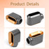 Pre-Styling Dryer Attachment Nozzle for Dyson Airwrap Styler, Accessories Part No. 969759-01, Nickel/Copper
