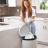 Plasticplace Custom Fit Trash Bags (10-10.5 Gallon, 20 Count/5 Pack) - Compatible with simplehuman Code J, White