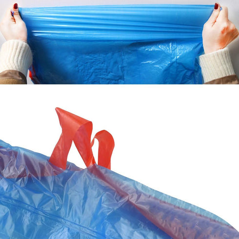 5 Gallon Small Garbage Bag, 110 Counts, Blue Drawstring Trash Bag