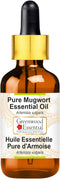 Pure Mugwort Essential Oil with Glass Dropper, Steam Distilled 5ml (0.16 oz)