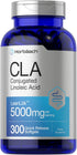 Horbaach CLA Supplement | 300 Softgel Pills | Maximum Potency | Conjugated Linoleic Acid from Safflower Oil | Non-GMO,