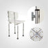 Mecor Adjustable Medical Shower Chair Bath Tub Seat Bench Stool Detachable Backrest