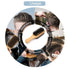 ZJchao Double Sided Beard Brush, Men's Mustache Brush with Wooden Handle, Bristle Nylon Mustache Comb for Beard Care
