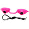 Super Sunnies Evo Flexible UV Eye Protection, FDA Compliant Tanning Bed Goggles, Pink
