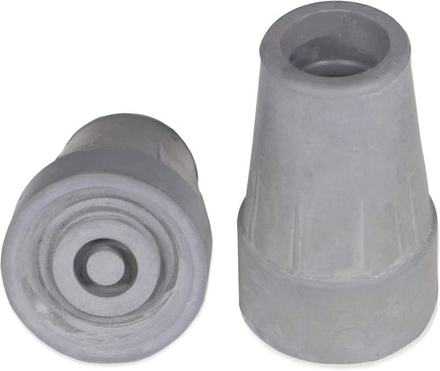 PCP Replacement Cane Tips - 3/4 inch Diameter, Gray, Two Tips