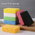 Non-Scratch Scrub Sponges 12-Pack, Cleaning Sponges for Dishes, Kitchen Home Use, Green