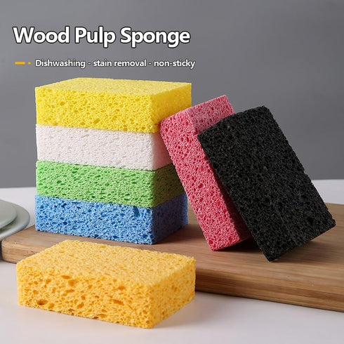 24-Pack Non-Scratch Scrub Sponges for Dishes, Cleaning Sponges for Kitchen Home and More (Blue)