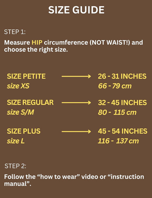 Vriksasana Posture Sacroiliac Hip Belt for Women and Men That Alleviates Sciatic, Pelvic, Lower Back, Leg and Sacral