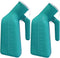 YUMSUM Thick Firm Male Urinal, 32oz./1000mL, Green, 2 Pack